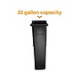 Coastwide Professional™ Slim Plastic Trash Can with no Lid, Black, 23 Gal. (CW50718)~#|#~E2DA2818-110B-4BC1-8B3821CCDB36EACC_sc7