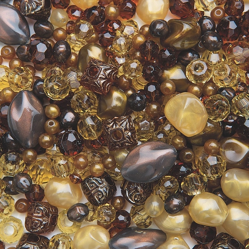 Beadery Element Beads Bag, 1/2 lb., Assorted Colors (BE1356) image 1