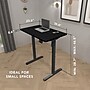 Mount-It! 40"W Electric Rectangular Adjustable Standing Desk, Black (MI-8035)~#|#~E2DCFCF5-2C65-4C9B-B50F7C91359D5180_sc7