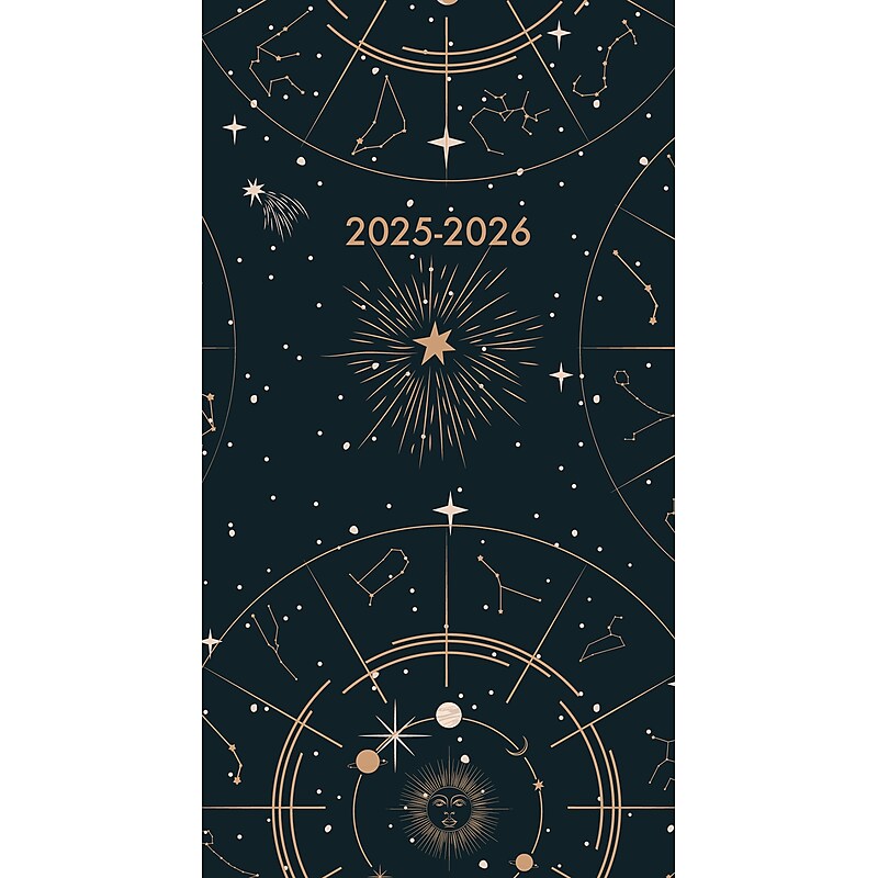 2025-2026 Willow Creek Celestial 3.5" x 6.5" Monthly Planner (46913) image 1