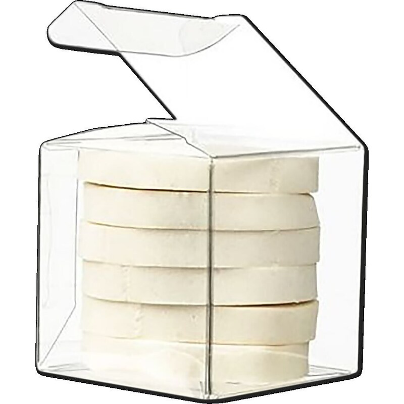 JAM Paper Pop & Lock Top Clear Gift Boxes, 2" x 2" x 2", 25/pack (CB-PLB104) image 1