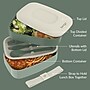 bentgo Classic All-in-One Bento Box, 3-Compartment, Khaki Green, 22 oz. (BENTGO-KG)~#|#~E2E02489-CFA6-4755-8D003505CAFDABCC_sc7
