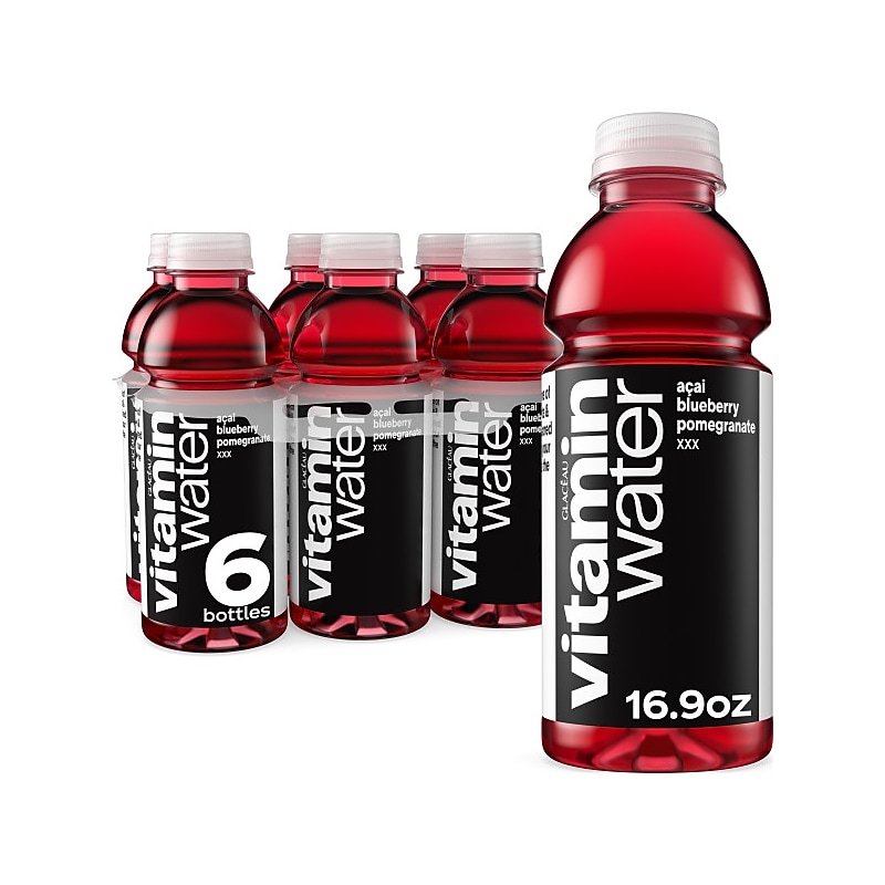 Glaceau Vitaminwater XXX Blueberry Pomegranate Energy Drink 16.9 Fl. Oz., 24/Carton (00786162003546) image 1