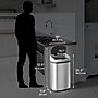 iTouchless SensorCan Stainless Steel Sensor Trash Can with AbsorbX Odor Control System, Silver, 13 gal. (ITOS13B)~#|#~E2E4B740-1E96-40C1-8576B350BBC06983_sc7