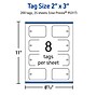 Avery 2" x 3"  Blank Price & Merchandise Tags, White, 200/Carton (95317-GWT25)~#|#~E2E55AA7-3B06-45E6-97427DDA22EF3165_sc7