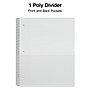 Staples® Accel 1-Subject Subject Notebooks, 8.5" x 11", College Ruled, 100 Sheets, White (25539M)~#|#~E2EA77C2-52A8-40AE-9E416535C9E282EA_sc7