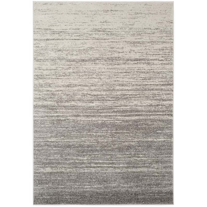 Safavieh Adirondack Collection 6' x 8' Rectangle Area Rug, Machine Made, Light Grey/Grey (ADR113C-68) image 1