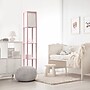 Simple Designs Etagere Organizer 62.5" Floor Lamp with Rectangular Shade, Light Pink (LF1014-LPK-CCLB)~#|#~E2EF8BEE-2049-4DE8-A5E8043536D95190_sc7