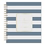 2027 Blue Sky Day Designer Rugby Stripe 8" x 10" Calendar Year Daily & Monthly Planner, Plastic Cover, Black/White (142098-27)~#|#~E2F1863D-0646-4FBD-96FAEDB473B02F39_sc7