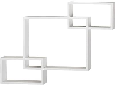 V-Light 6-Shelf Wood Mounted Decorative Unit, 27.4″, White (VW161016W) Sansujyuku sansujyuku.com