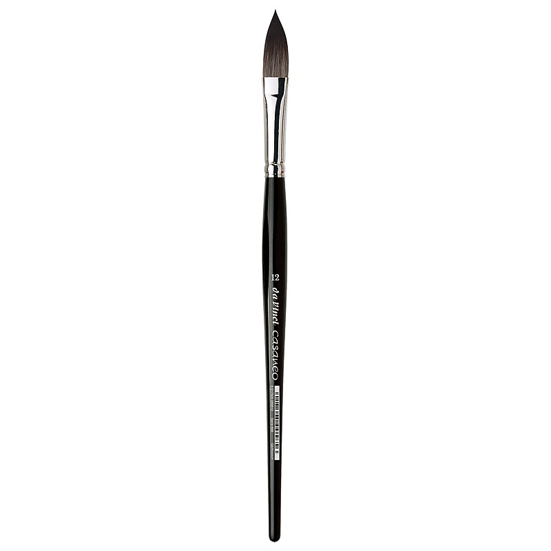 da Vinci CASANEO Watercolor Synthetic Bristle Wash, Oval-Pointed Brush (DVXVA89812) image 1