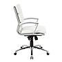 Boss Office Products Ergonomic CaressoftPlus Vinyl Swivel Executive Chair, White (B9476-WT)~#|#~E2F3D6E4-328D-425C-A3A153E7C8AABFFC_sc7