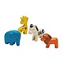 Plan Toys Wooden Wild Animals Playset, Multicolored, 4/Pack (PTS6128)~#|#~E2F78D30-174E-497C-B5228817474FC411_sc7