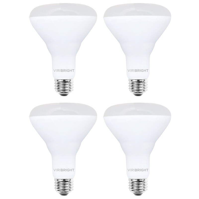 Viribright BR30 8.5 Watts Cool White LED Flood & Spot Bulb, 4/Pack (654695) image 1