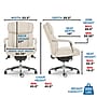 La-Z-Boy Sutherland Ergonomic Faux Leather Swivel Computer and Desk Chair, Ivory (CHR10048C)~#|#~E2FB580D-FCC4-4064-9968C0BFD6944ACE_sc7