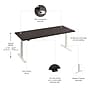 Bush Business Furniture Move 60 Series 72"W Electric Adjustable Standing Desk, Storm Gray (M6S7230SGWK)~#|#~E2FBDB1F-3893-4C12-A6D65D871271EA1F_sc7