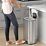 iTouchless SoftStep Stainless Steel Rectangular Step Pedal Trash Can with AbsorbX Odor Control System, 8 Gal., Silver (PC30RSS)~#|#~E30AFCB8-94E9-4D1C-BCF806CF219CA9D2_sc7