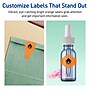Avery Laser/Inkjet Multipurpose Decorative Edge Labels, 1.5" x 3.5", Bright Orange, 400/Pack (94122)~#|#~E31199F1-8060-4048-87AA2EBAC9B0A11C_sc7
