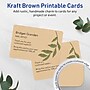 Avery Integrated Cards, 3.5" x 5", Kraft Brown, 100/Pack (95342)~#|#~E312AA49-23BE-40CC-AE020E671FD2902E_sc7