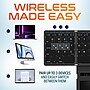 Delton F92 Foldable Portable Wireless Keyboard with Touchpad, Black (DKBF92)~#|#~E315F47B-A9AA-4524-97ADD5D120FDE6CF_sc7