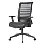 Boss Office Products Ergonomic Mesh/Vinyl Swivel Task Chair, Black (B6566AM-BK)~#|#~E3183228-93F8-4A7A-98D85384F56AE409_sc7