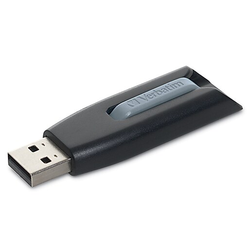 Verbatim Store 'n' Go V3 8GB USB 3.2 Type A Flash Drive, Black/Gray