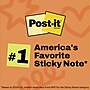 Post-it Sticky Notes, 4" x 6", Sunburst Collection, Lined, 90 Sheets/Pad, 3 Pads/Pack (660-3SUN)~#|#~E3229397-4BAE-4C6A-BE8C95987C0E1D56_sc7