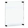 Azar Poster Holder, 21" x 26", Wall Mounted, Black, Acrylic (105528-BLK)~#|#~E3246CA3-15A2-4A78-B78C2EDCF5C9A84D_sc7