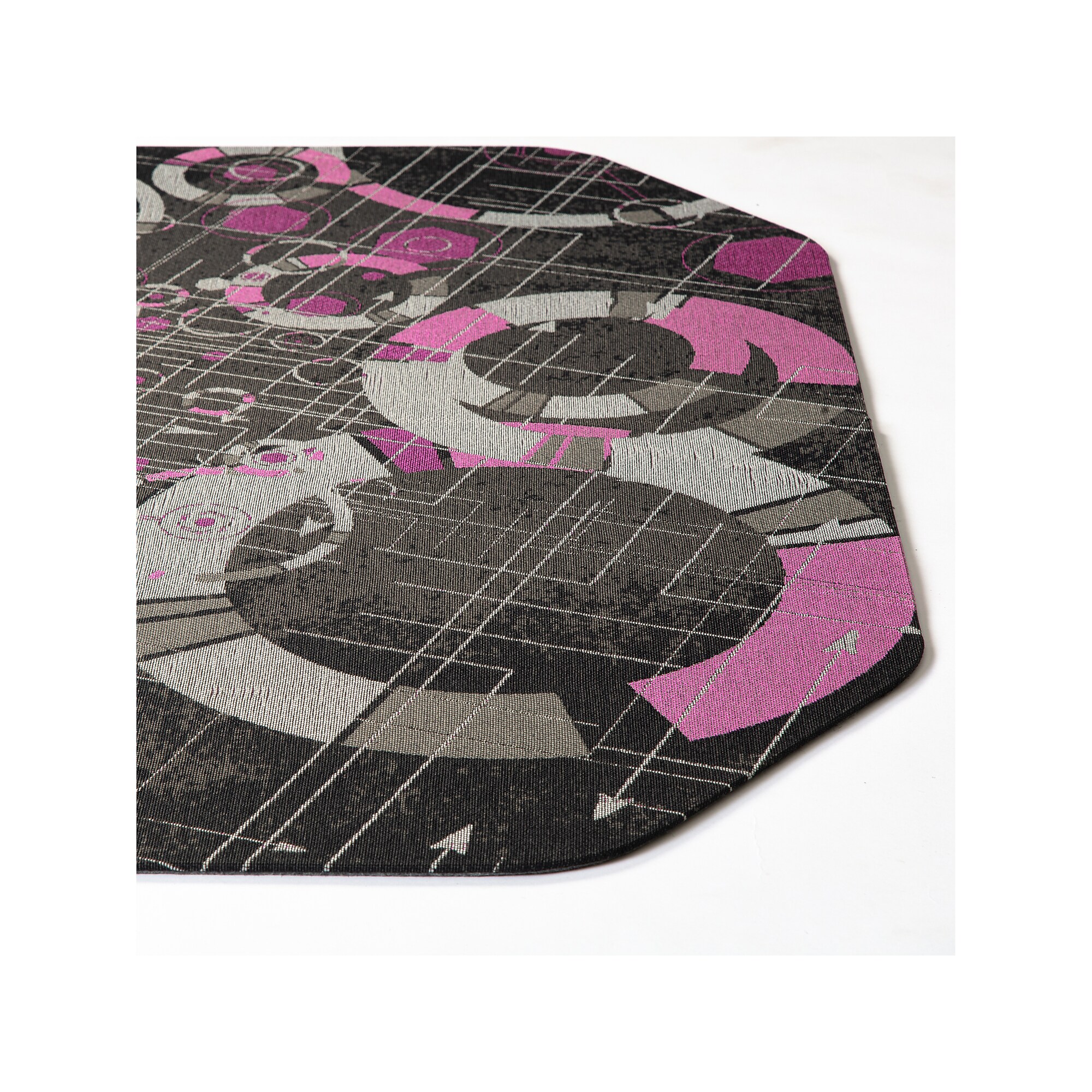 Anji Mountain Rug’d Refracted Carpet & Hard Floor Gaming Chair Mat, 36″ x 48″, Gray/Purple (AMB9113) Sansujyuku sansujyuku.com