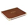 Martha Stewart 10" x 8.5" Daily Personal Organizer, Faux Leather Cover, Brown/Gold (MS112F)~#|#~E32CA401-26D5-4AC9-BF42BAD2586E7E59_sc7