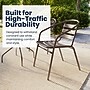 Flash Furniture Lila Metal Restaurant Stack Chairs, Bronze, 4/Pack (4TLH017CBZ)~#|#~E340A5B6-CF43-48E7-8CF1E64EC30AA09A_sc7