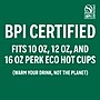 Perk™ Eco Compostable Plastic Hot Cup Lid, 10/12/16 Oz., White, 500/Carton (PK56218CT)~#|#~E3412B74-6586-4774-8BA44075D47992F9_sc7