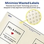 Avery Laser/Inkjet Square Pearlized Labels, 3" x 3", Ivory, 300 Labels/Box (94101)~#|#~E347126A-8DB9-4C06-94BA37A470E115C1_sc7