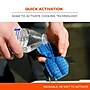 Chill-Its 6611 Hard Hat Cooling Sweatband Pad, Microfiber, Blue, 3/Pack (12447)~#|#~E347A120-5171-4881-8F9115F882A0D8C9_sc7
