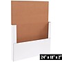 Partners Brand Easy-Fold Mailers, 24" x 18" x 2", White, 50/Bundle (M24182BF)~#|#~E34D7EDB-0A47-4023-9A78ED202E0AA005_sc7
