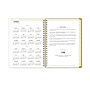 2026 Blue Sky Day Designer Gold Spotty 5.875" x 8.625" Weekly & Monthly Personal Organizer, Plastic Cover (154644)~#|#~E34F2C15-1E45-44CD-8741EED72F2097A7_sc7