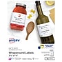 Avery Waterproof Wraparound Laser/Pigment-Inkjet Rectangle Labels, 3 1/4" x 7 3/4", White, 16 Labels/Pack (22835)~#|#~E354536A-D356-43A0-8D45B6523398454F_sc7