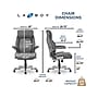 La-Z-Boy Meyer Ergonomic Bonded Leather Swivel Executive Chair, Gray (60082-GRY)~#|#~E354F22E-2CEC-44DA-B4A7B2CFF3DEE45D_sc7