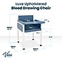 Viva Comfort Phlebotomy Blood Drawing Chair, 1 Fixed Arm, 1 Flip Up Arm, Blue (ADI997-02-BLU-MK)~#|#~E3577EEE-045D-4BB8-A6AD625FA1260BC3_sc7