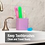 Mind Reader Silicone Toothbrush Travel Holders, Multicolored (PLTBH-ASST)~#|#~E3580780-7F3C-42CA-84E5D66753ABF7A6_sc7