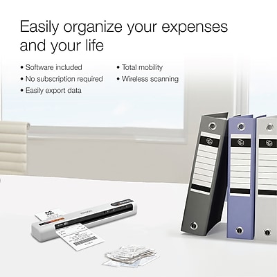 Epson RapidReceipt RR-70W Wireless Portable Document Scanner, White/Black (B11B253205) Sansujyuku sansujyuku.com