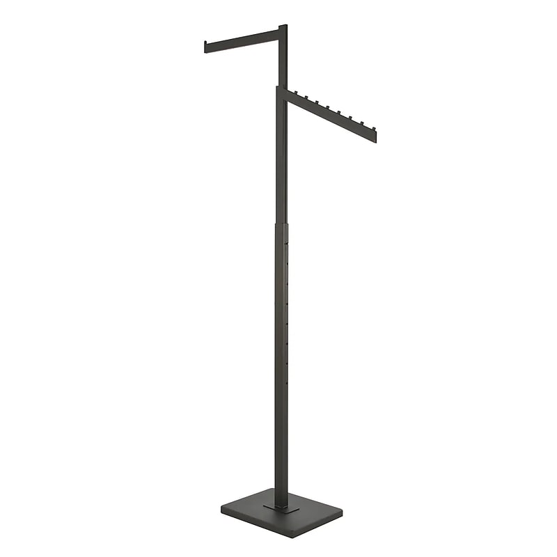 Nahanco 2 Way Rectangular Tubing Garment Rack, Black (B91) image 1