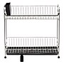 Iris Stainless Steel Dish Rack, Black (586694)~#|#~E35BC681-AC62-41D3-9B9ADF73DBE3243A_sc7