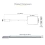 StarTech.com USB-C to Dual HDMI Video Adapter, Male to Female, 1ft Host Cable, DP 1.4, HBR3, MST, 4K 60Hz (MST14CD122HD)~#|#~E361BDBF-091E-4509-BDFB6EB0C613B4E8_sc7