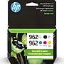 HP 962XL/962 Black High Yield and Cyan/Magenta/Yellow Standard Yield Ink Cartridge, 4/Pack (3JB34AN#140)~#|#~E36268EB-75E8-4C8F-B0A232CB793BD60D_sc7