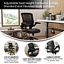 Flash Furniture Nylon Drafting Chair with Footrest and Lumbar Support, Black (BL-ZP-8805D-BK-GG)~#|#~E3636965-0CC8-4ACF-AF851B34F4979333_sc7