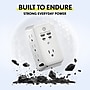 Overtime S90 11-in-1 Wall Outlet Extender Surge Protector with 7 AC Outlets and 4 USB Ports, White (OTWP7OS90)~#|#~E36C0BFB-2915-440A-AE22D05B940A18C0_sc7