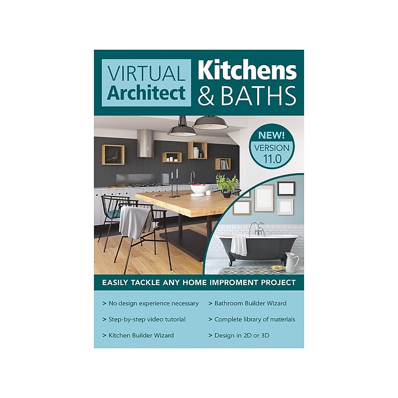 Virtual Architect Kitchens & Baths 12 for Windows, 1 User [Download] image 1
