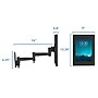 Mount-It! Adjustable Anti-Theft iPad Wall Mount, Black (MI-3774B_G10)~#|#~E372A45C-B50C-4985-AC73AD2997CE7455_sc7