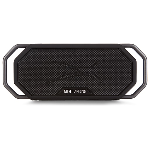 Altec Lansing Wireless Bluetooth HydraWave Speaker, BLKLGRY